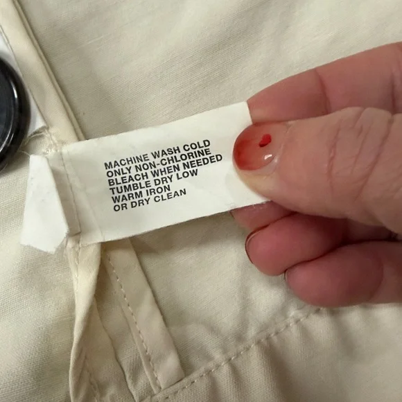 Gap Y2K Creme Trenchcoat 100 Cotton Size XS - Picture 8 of 8